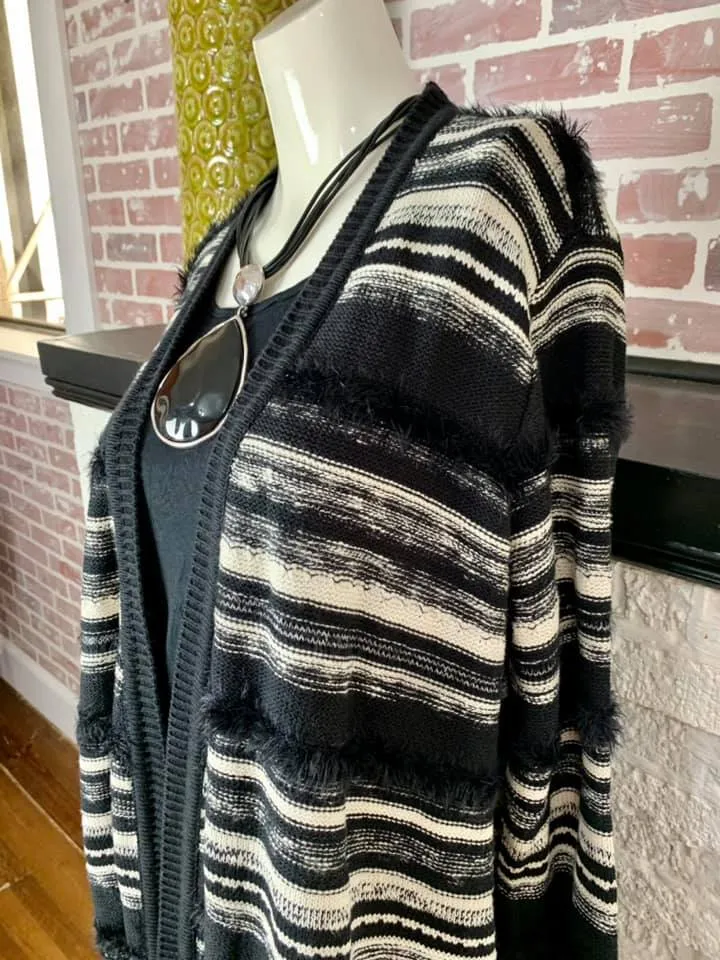 6841O Duster Cardigan
