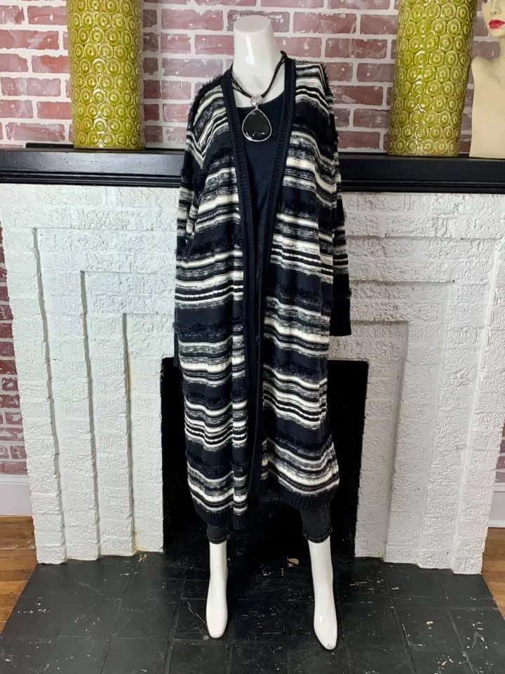 6841O Duster Cardigan