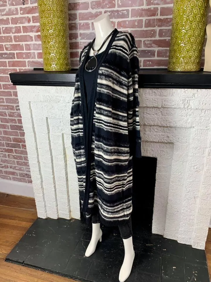 6841O Duster Cardigan