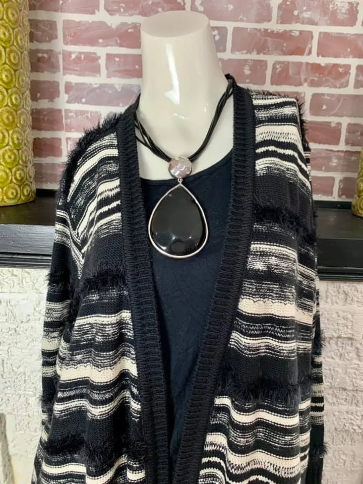 6841O Duster Cardigan