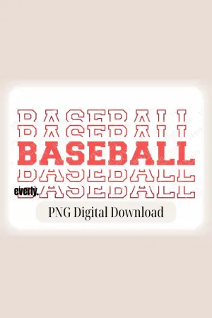 Baseball Sports Lettering Design PNG Download