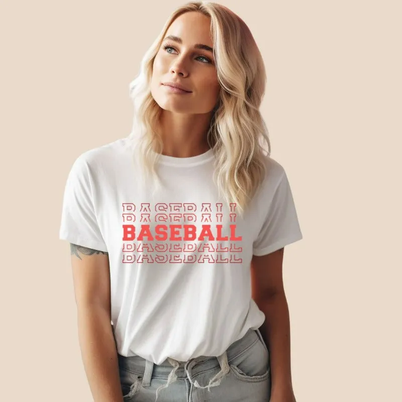 Baseball Sports Lettering Design PNG Download