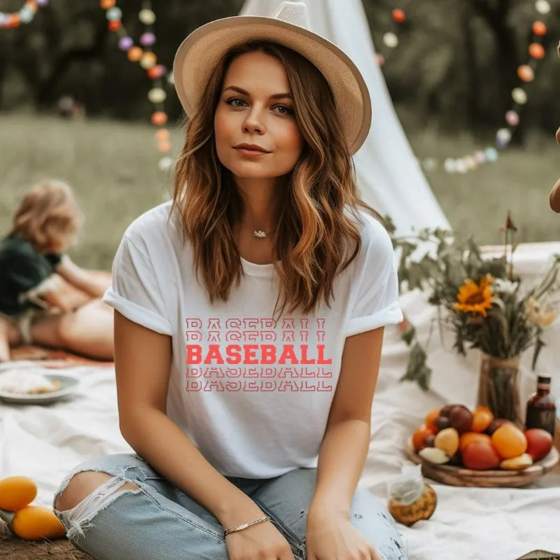 Baseball Sports Lettering Design PNG Download