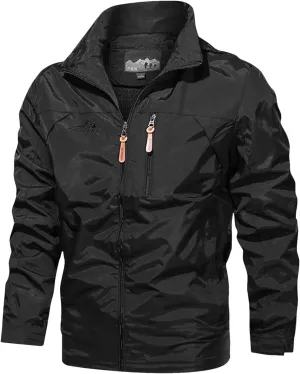 BIFUTON Winter Jackets for Men,Men's Lightweight Bomber Jacket Casual Spring Fall Windbreaker Zip Up Sportswear Outerwears