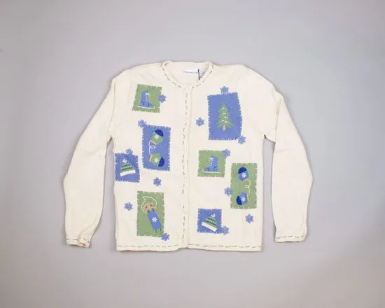 Curse The Patchwork Christmas-Small Christmas Sweater