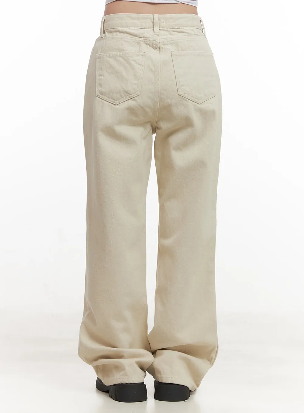 Fleece-Lined Wide-Leg Trousers CJ515