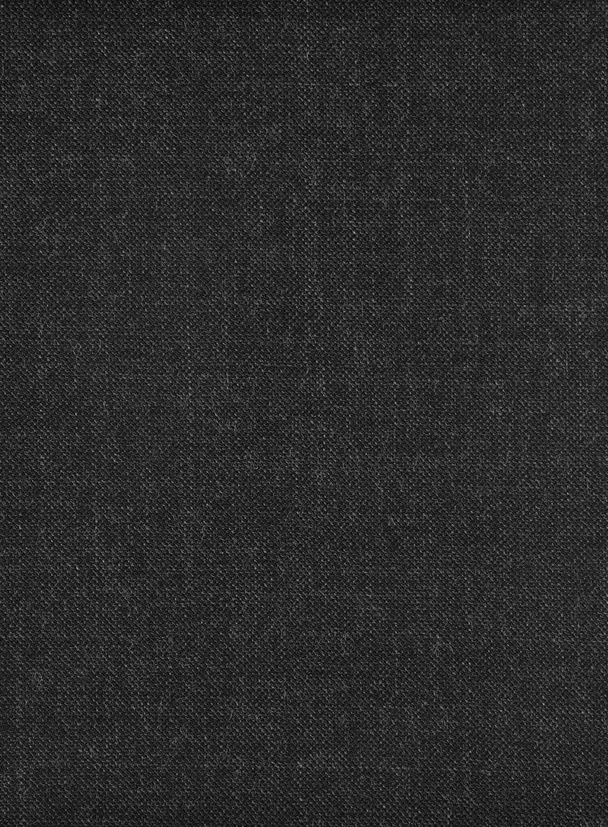 Hardy Minnis Charcoal Sharkskin Wool Pants