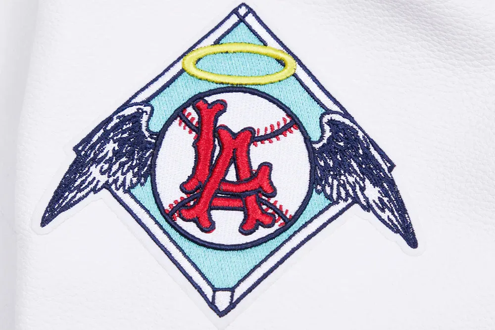 Los Angeles Angels Navy and White Varsity Jacket
