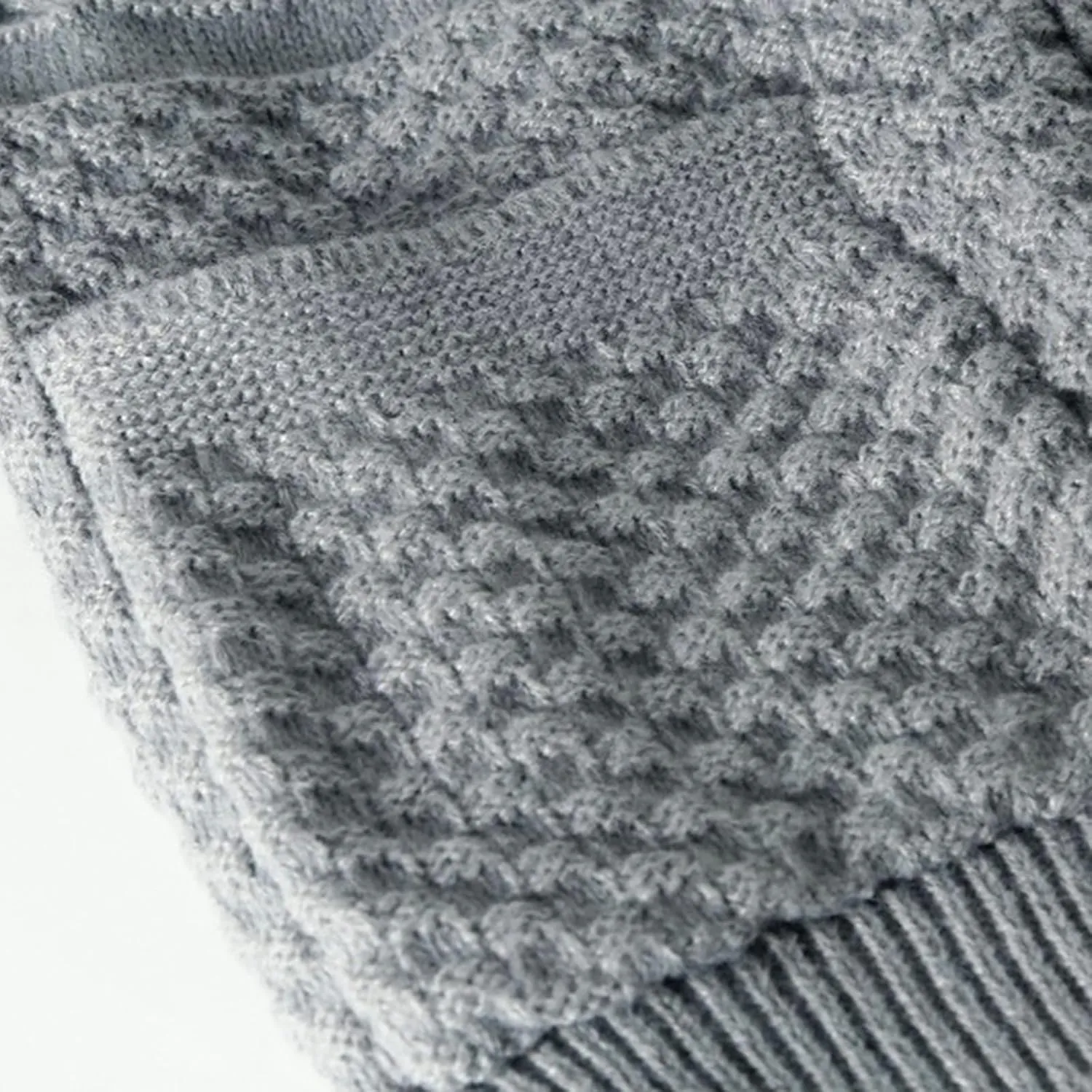 Men's Cardigan Sweaters Cable Knit Sweater Shawl Collar Cardigan Plus Size Button Down Sweater Warm Winter Jacket