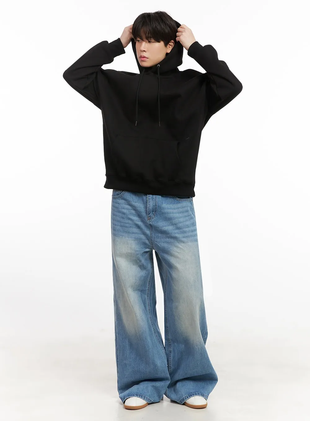 Men's Cozy Fleece Lined Hoodie IJ517