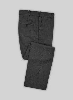 Napolean Bob Weave Gray Wool Pants