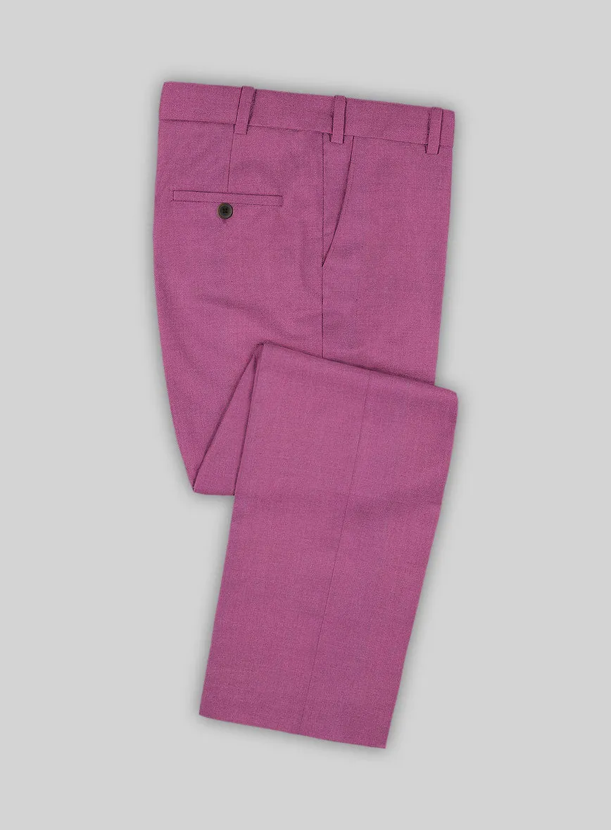 Napolean Fuchsia Pink Wool Pants
