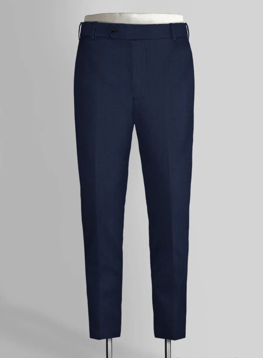 Napolean Kara Stripe Blue Wool Suit