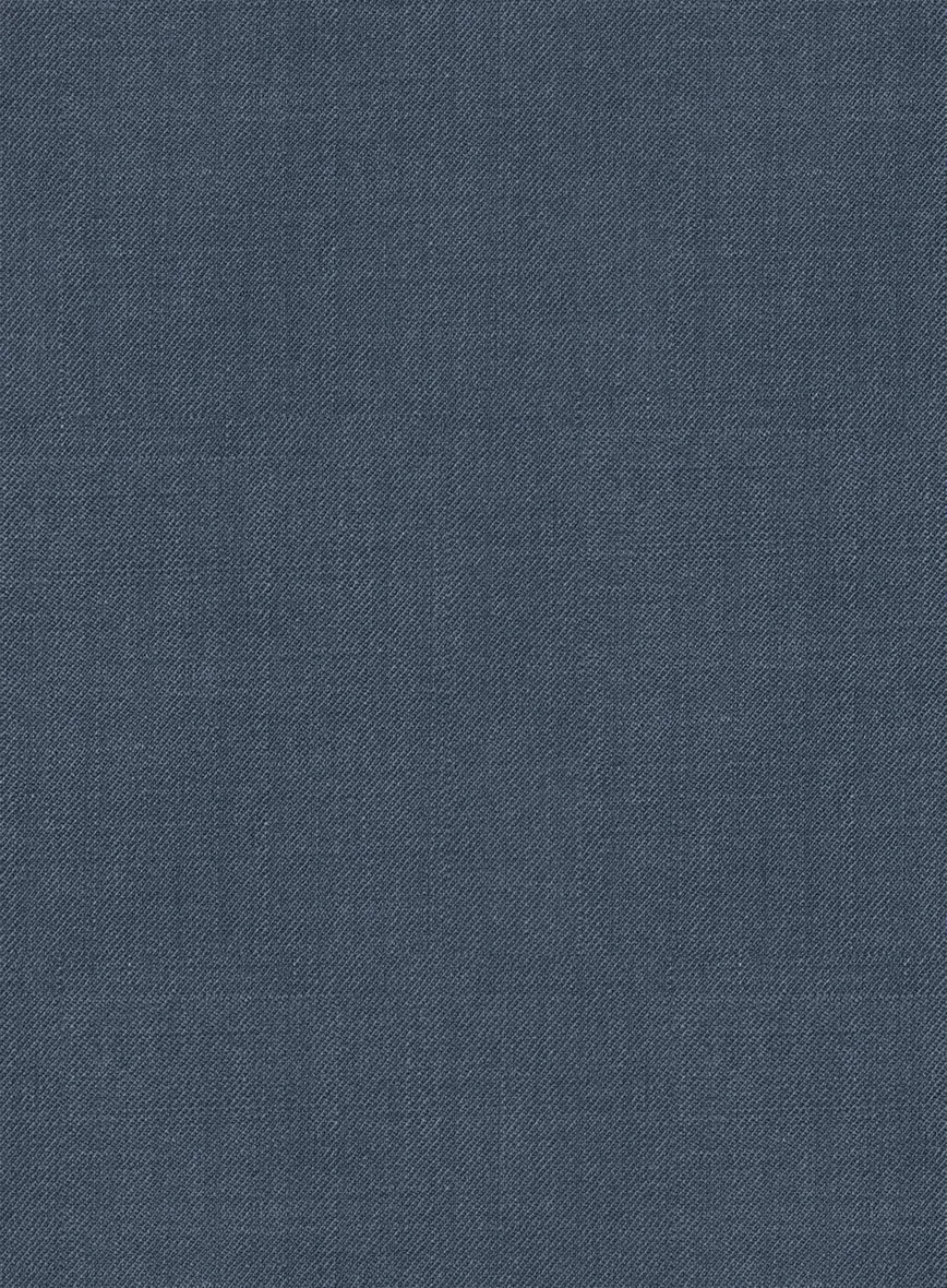 Napolean Stretch Space Blue Wool Pants