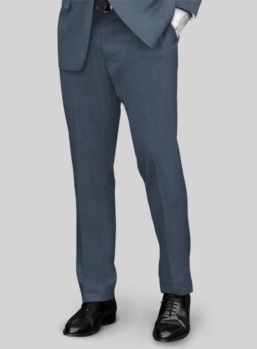 Napolean Stretch Space Blue Wool Pants