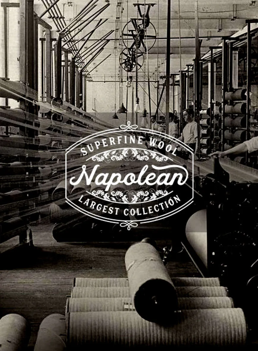 Napolean Stretch Wine Wool Pants