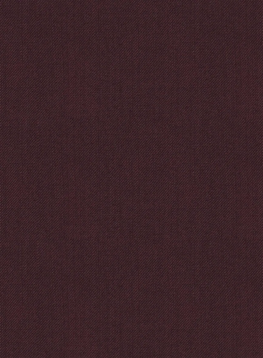 Napolean Stretch Wine Wool Pants
