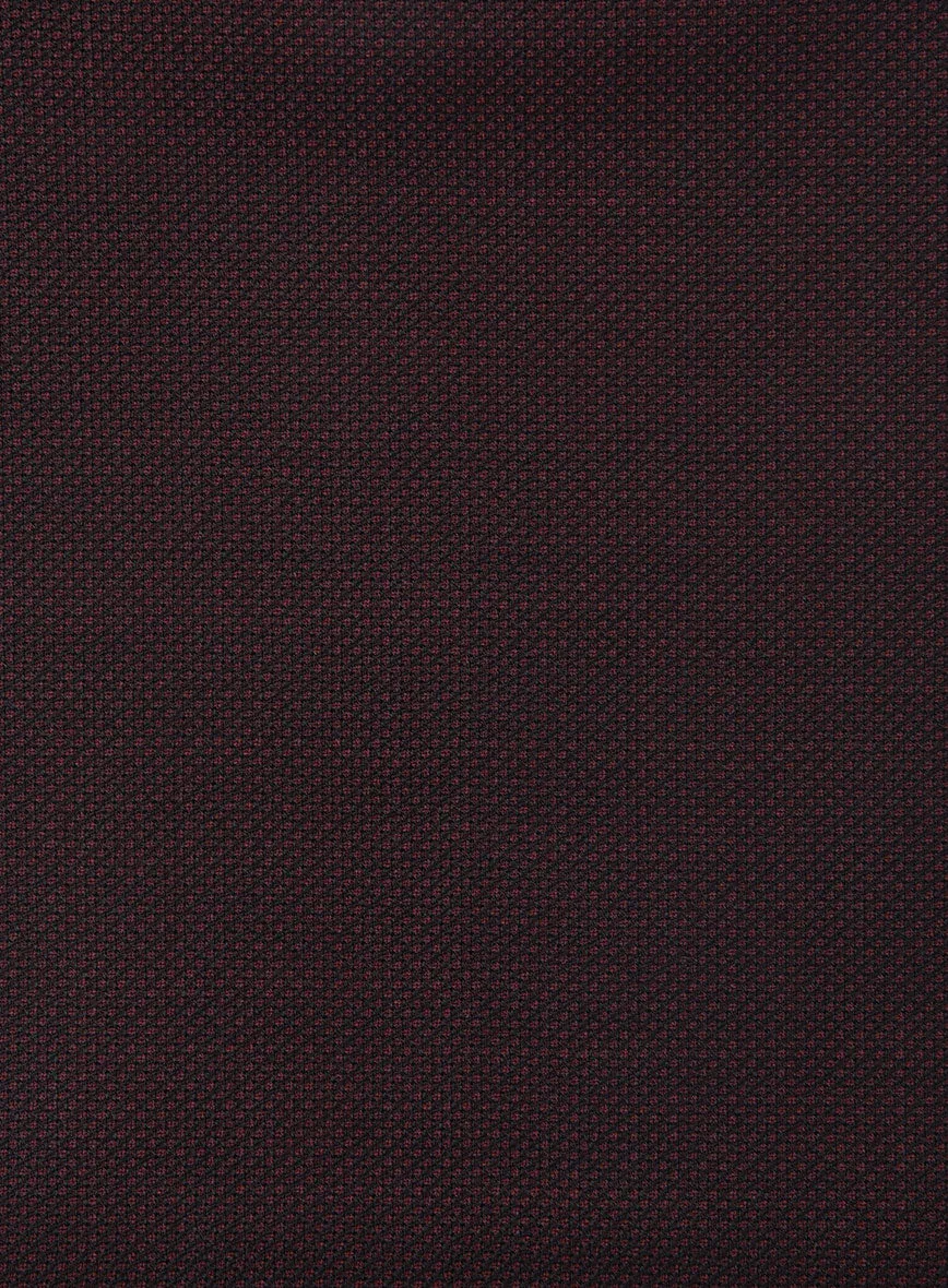 Napolean Wine Birdseye Wool Pants