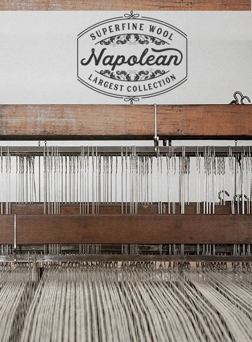 Napolean Wine Birdseye Wool Pants