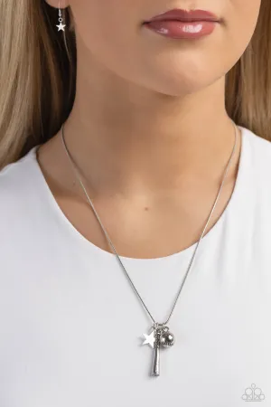 Necklaces Hey Batter Batter! - Silver Sports Fan SF106