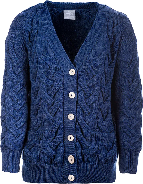 Plaited Braid Sweater - Ink