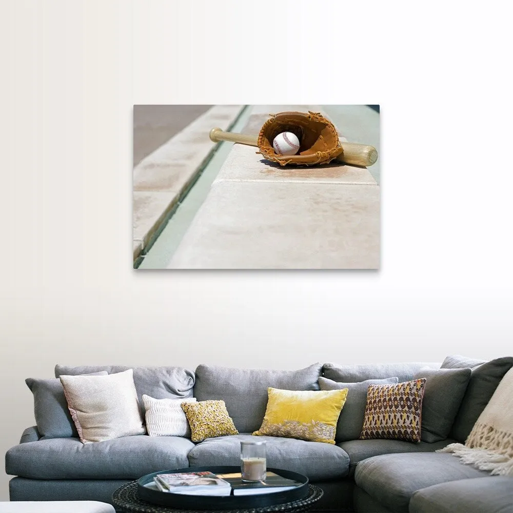 "Baseball equipment" Canvas Wall Art