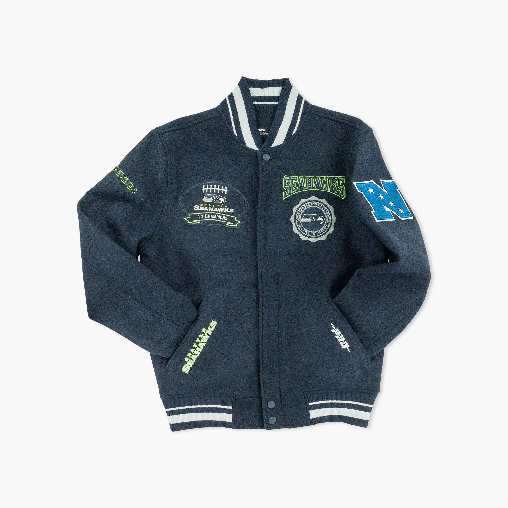 Seattle Seahawks Super Bowl Champions Varsity Jacket