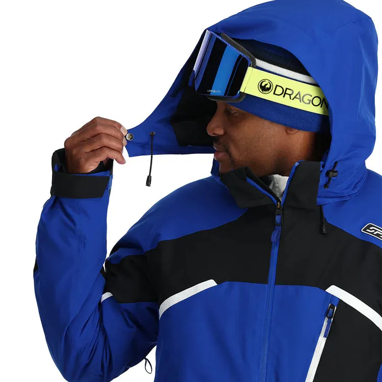 Spyder Leader Jacket Mens 2024 Electric Blue