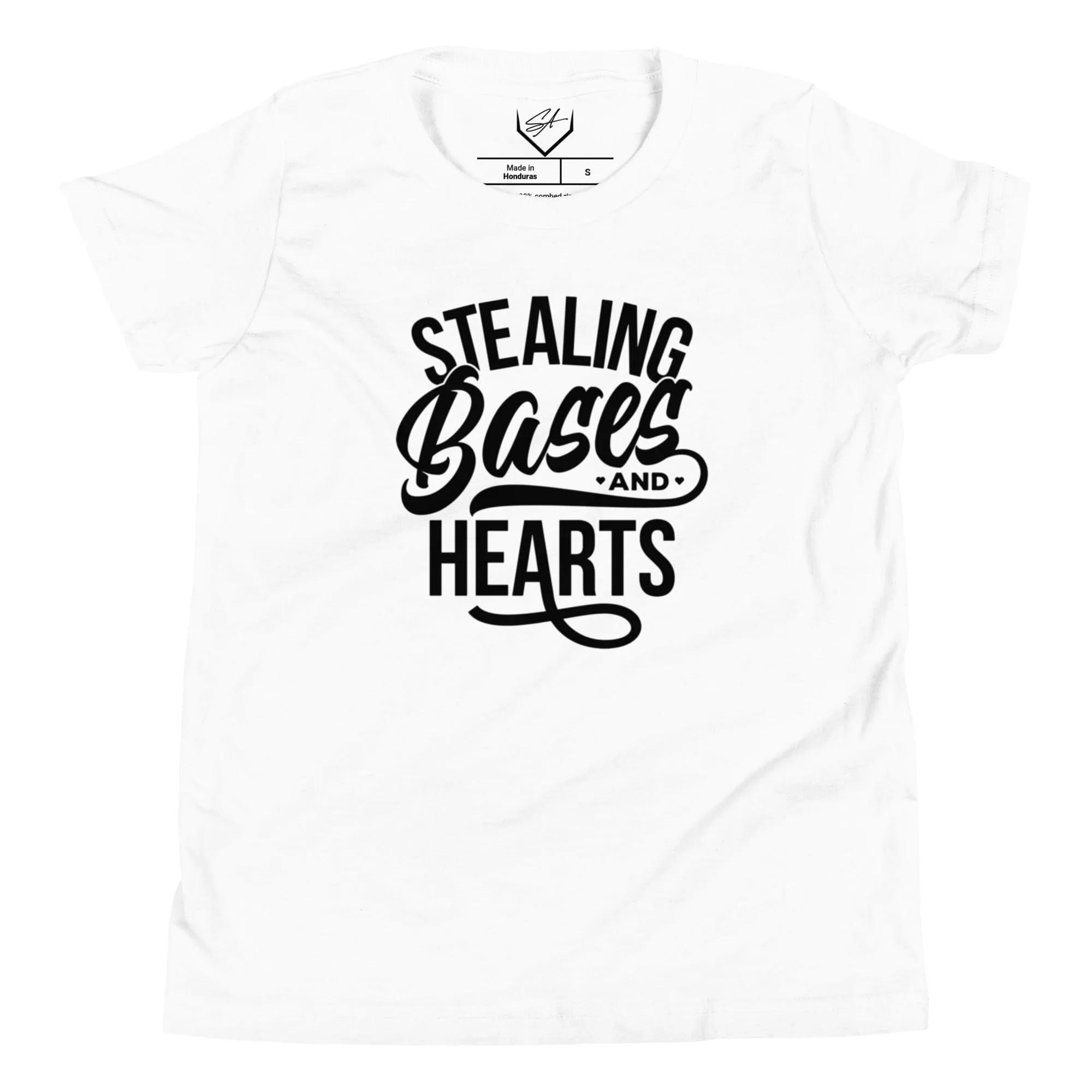 Stealing Bases And Hearts - Youth Tee
