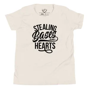 Stealing Bases And Hearts - Youth Tee