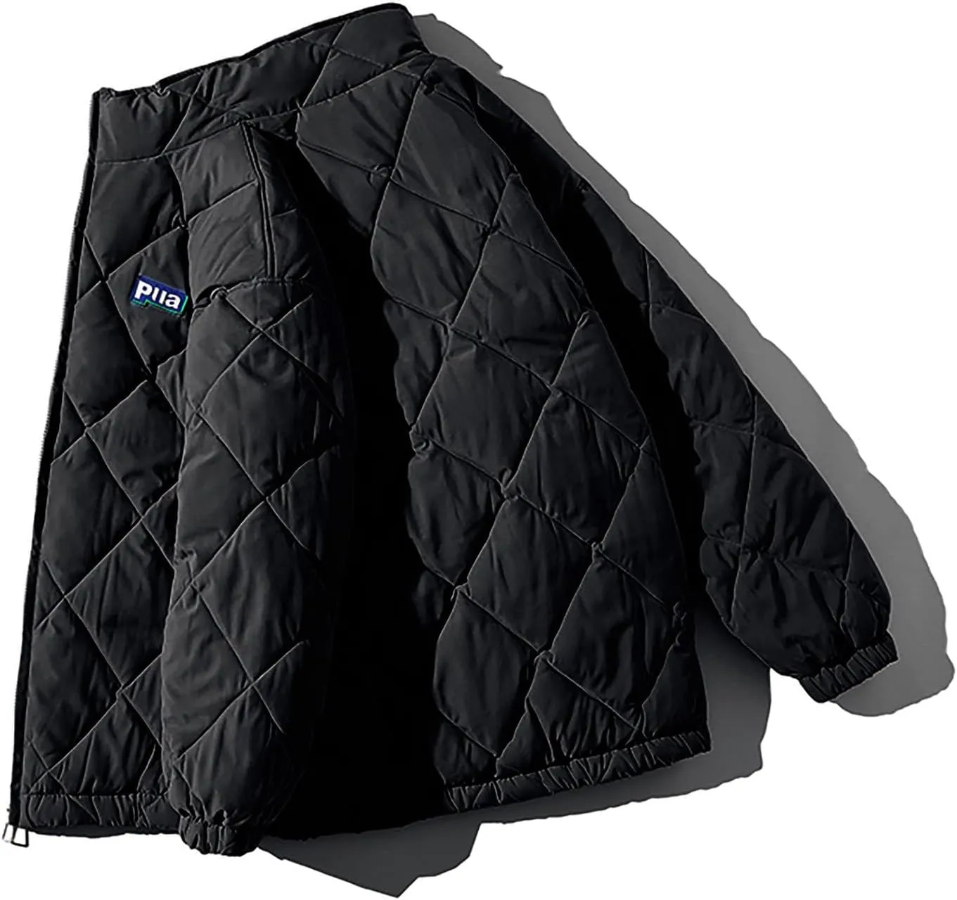 tuduoms Oversized Puffer Jacket Men's Warm Baggy Down Coat Winter Parka Thicken Padded Bubble Overcoat Snow Bomber Jackets